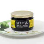 Икра палтуса Премиум черная 220 г *20 банок